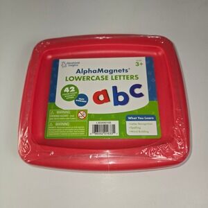 Educational Insights AlphaMagnets Lowercase Letters 42 Color Coded Magnetic ABCs